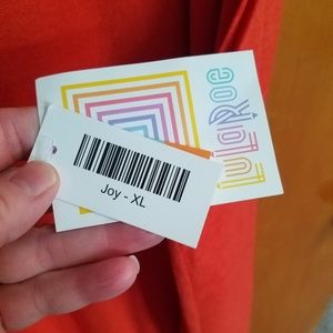 LuLaRoe Orange Joy sweater